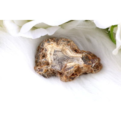 Leštěný řez Sumatra achát č.1309 | Levné Minerály