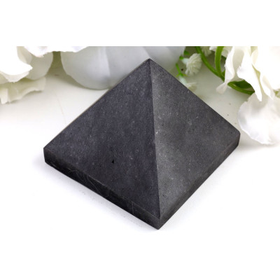 Pyramida šungit neleštěná č. 708 | Levné Minerály