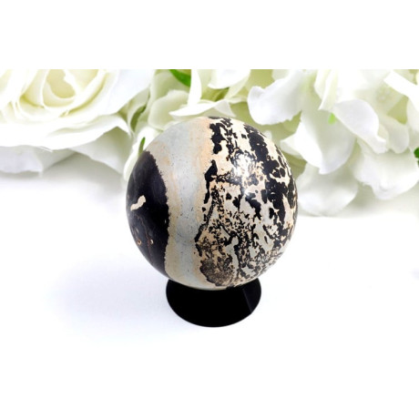 Koule Jaspis obrázkový 57 mm – originální přírodní vzor