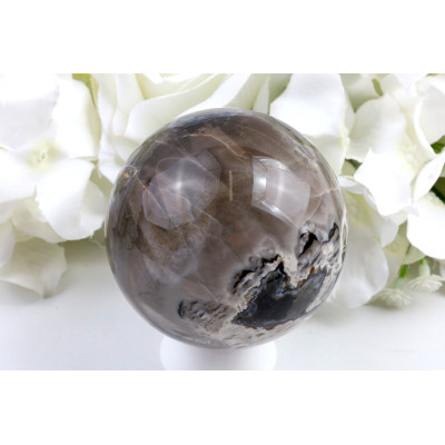 Koule z fluorescenčního achátu č. 1443 | Levné Minerály