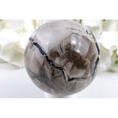 Koule z fluorescenčního achátu č. 1447 | Levné Minerály