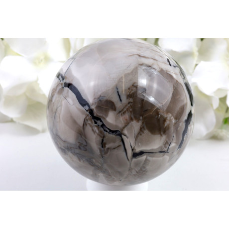 Koule z fluorescenčního achátu č. 1447 | Levné Minerály