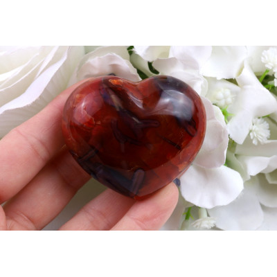 Karneol srdce č.1459 | Levné Minerály