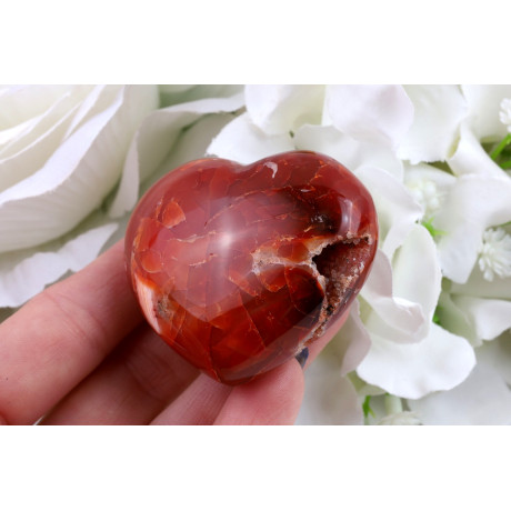Srdce z karneolu č.1460 | Levné Minerály