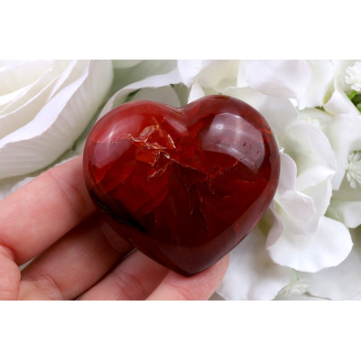 Srdce z karneolu č.1463 | Levné Minerály