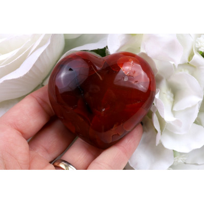 Srdce z karneolu č.1463 | Levné Minerály