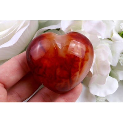 Karneol srdce č.1465 | Levné Minerály