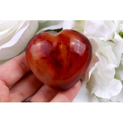 Karneol srdce č.1465 | Levné Minerály