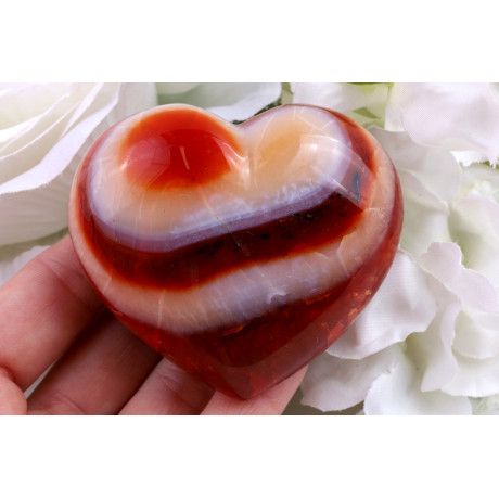 Karneol srdce č.1468 | Levné Minerály