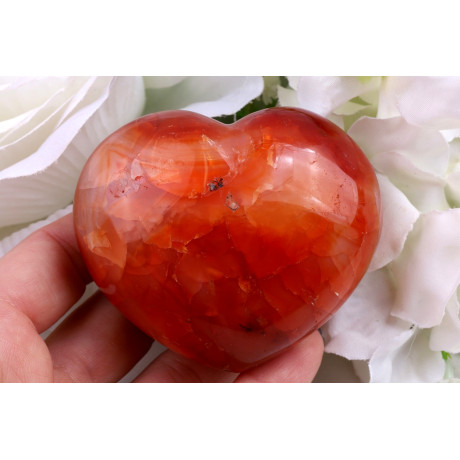 Karneol srdce č.1469 | Levné Minerály