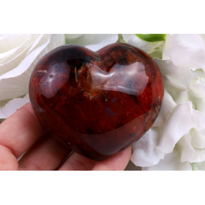 Srdce z karneolu č.1470 | Levné Minerály