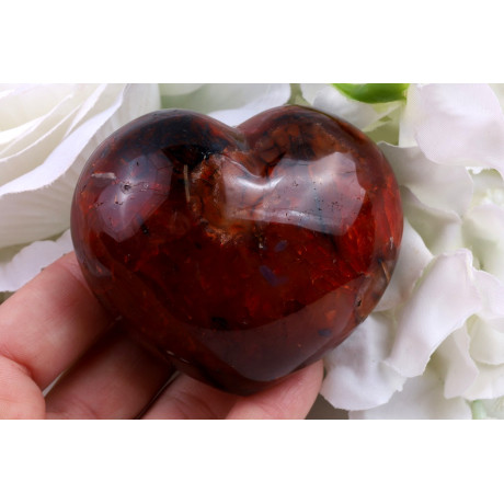 Srdce z karneolu č.1470 | Levné Minerály