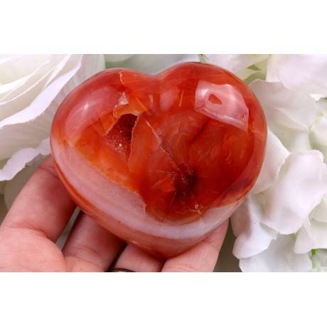 Karneol srdce č.1472 | Levné Minerály