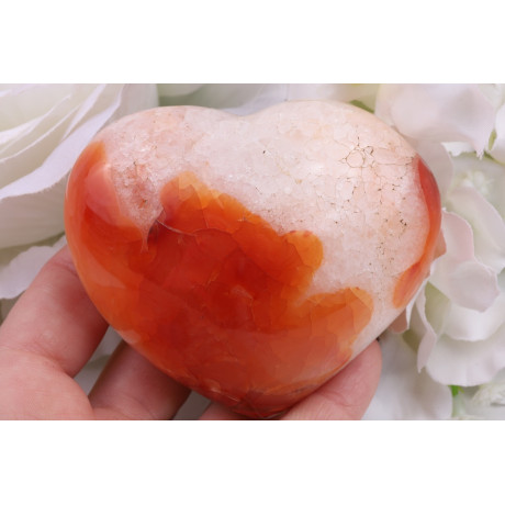 Srdce z karneolu č.1473 | Levné Minerály