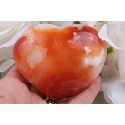 Srdce z karneolu č.1473 | Levné Minerály