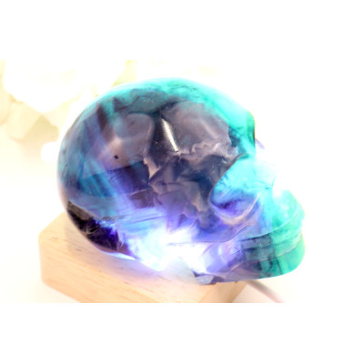 Lebka z fluoritu č.1516 | Levné Minerály