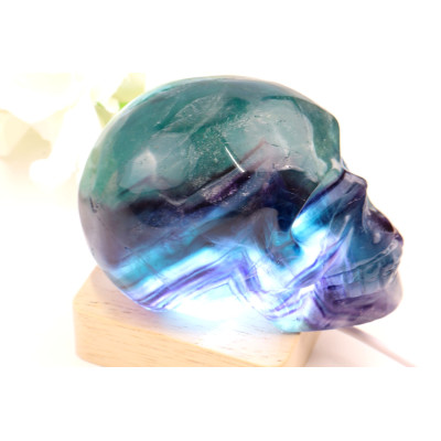 Lebka z fluoritu č.1522 | Levné Minerály