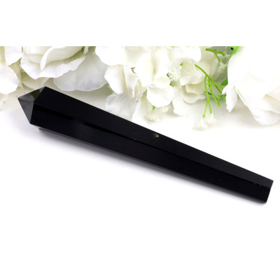 Hůlka z černého obsidiánu č. 166 | Levné Minerály