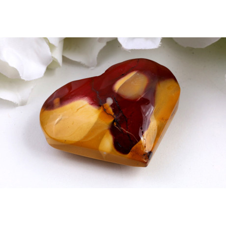 Srdce z mokaitu č. 1543 | Levné Minerály