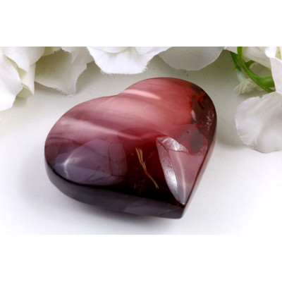 Srdce z mokaitu č. 1545 | Levné Minerály
