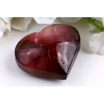 Srdce z mokaitu č. 1545 | Levné Minerály