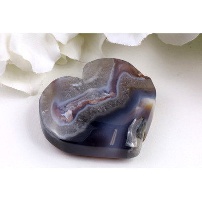 Srdce z Třešňového achátu č.1559 | Levné Minerály