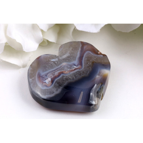 Srdce z Třešňového achátu č.1559 | Levné Minerály