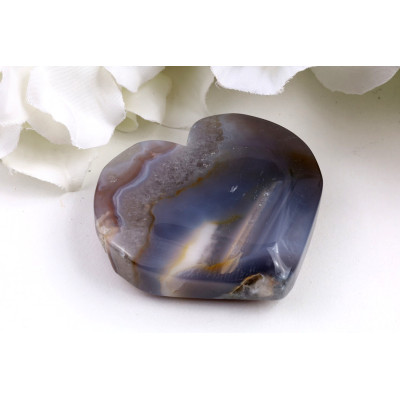 Srdce z Třešňového achátu č.1559 | Levné Minerály