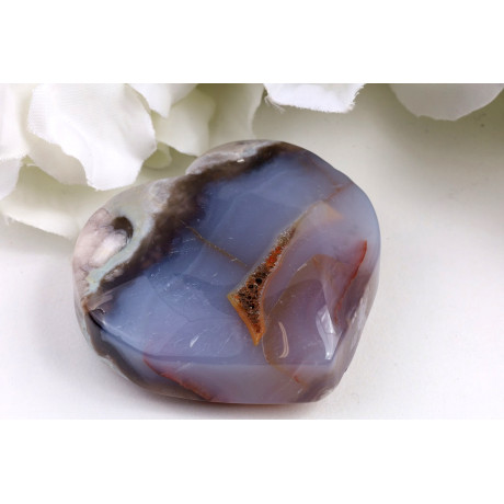 Srdce z Třešňového achátu č. 1562 | Levné Minerály