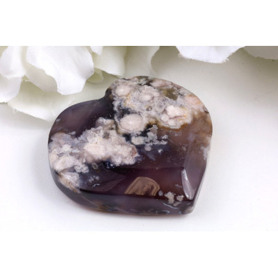 Srdce z třešňového achátu č. 1565 | Levné Minerály