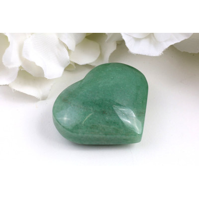 Srdce ze zeleného aventurínu č. 1566 | Levné Minerály