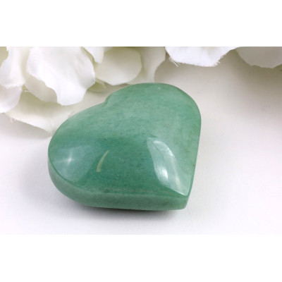 Srdce ze zeleného aventurínu č. 1571 | Levné Minerály