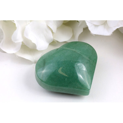 Srdce ze zeleného aventurínu č. 1573 | Levné Minerály