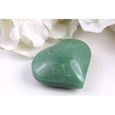 Srdce ze zeleného aventurínu č. 1573 | Levné Minerály