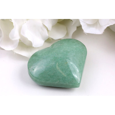Srdce ze zeleného aventurínu č. 1575 | Levné Minerály