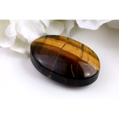 Hmatka z tygřího oka č. 1590 | Levné Minerály