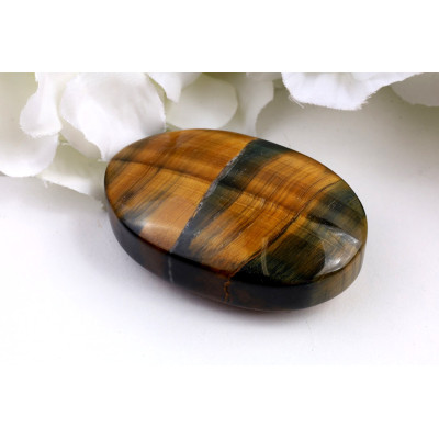 Hmatka z tygřího oka č. 1590 | Levné Minerály