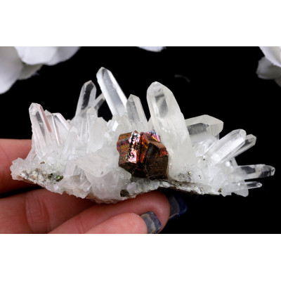 Duhový Pyrit křišťál č. 1603 | Levné Minerály