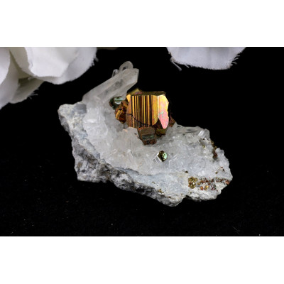 Duhový Pyrit křišťál č. 1605 | Levné Minerály