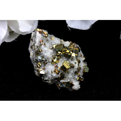 Duhový Pyrit křišťál č. 1606 | Levné Minerály