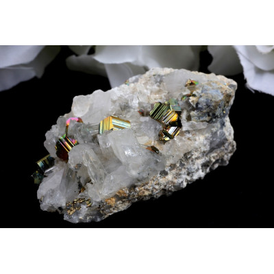 Duhový Pyrit křišťál č. 1609 | Levné Minerály