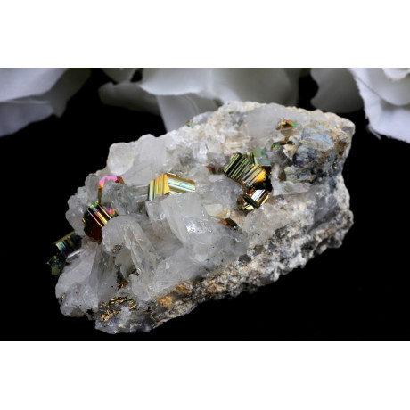 Duhový Pyrit křišťál č. 1609 | Levné Minerály