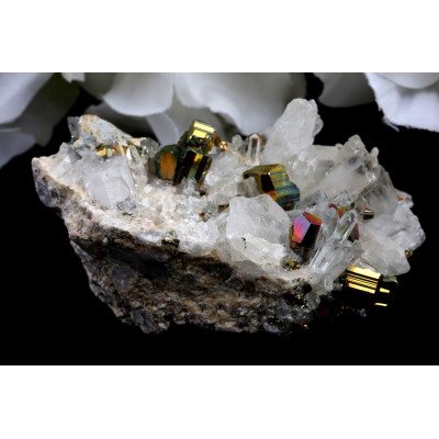 Duhový Pyrit křišťál č. 1609 | Levné Minerály