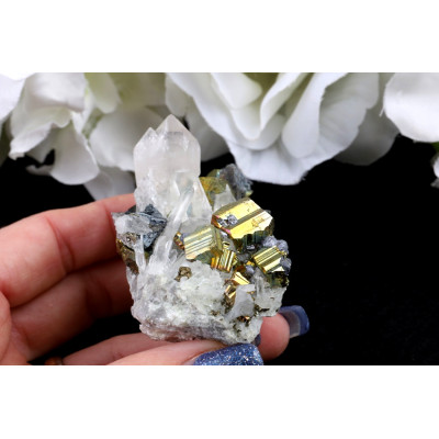 Duhový Pyrit křišťál č. 1610 | Levné Minerály