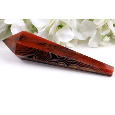 Hůlka květinový sardonyx 160mm | Brazílie | Levné minerály