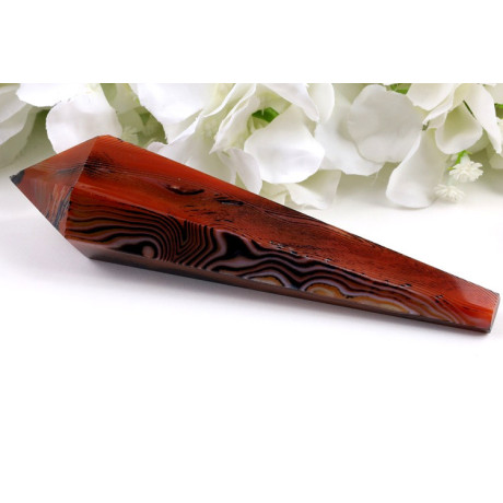 Hůlka květinový sardonyx 160mm | Brazílie | Levné minerály