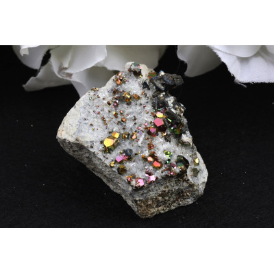 Duhový Pyrit křišťál č. 1617 | Levné Minerály