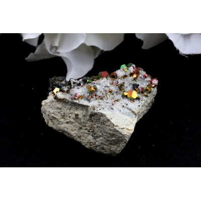 Duhový Pyrit křišťál č. 1617 | Levné Minerály