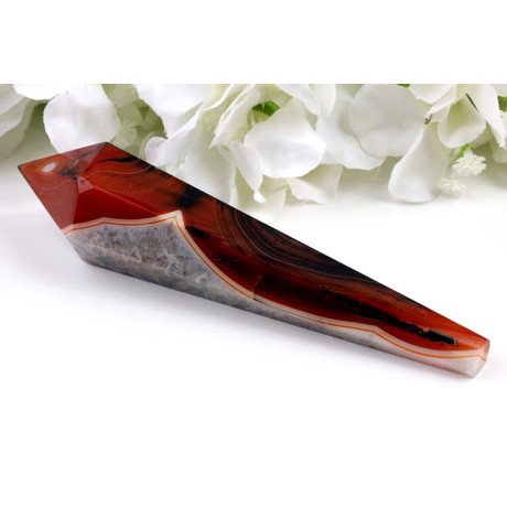 Hůlka květinový sardonyx 160mm | Brazílie | Levné minerály