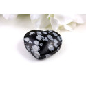 Srdce vločkový obsidián č. 193 - 49x44x21 mm | Levné Minerály